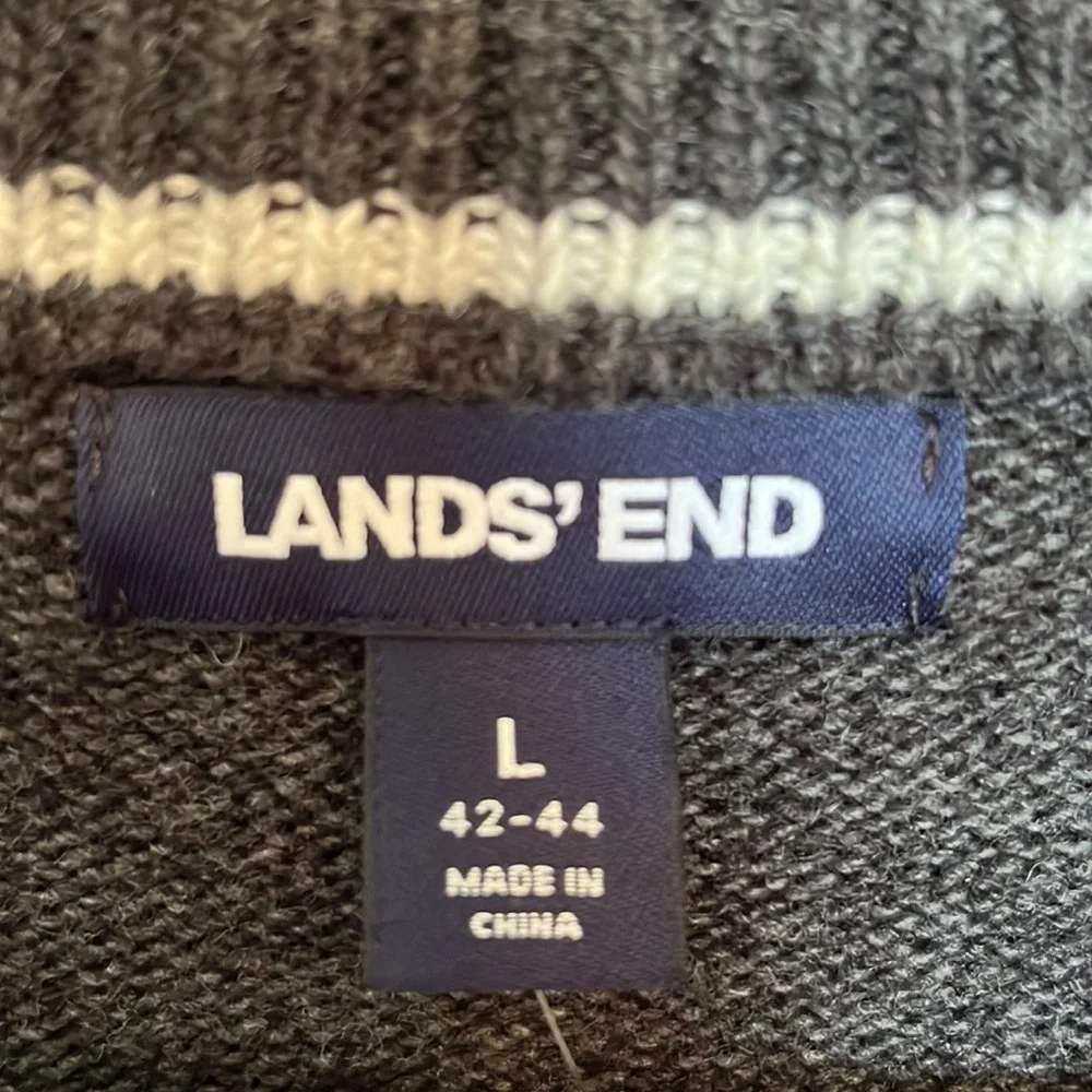 NWT Lands’ End Tundra Fairisle Sweater - Picture 2 of 5